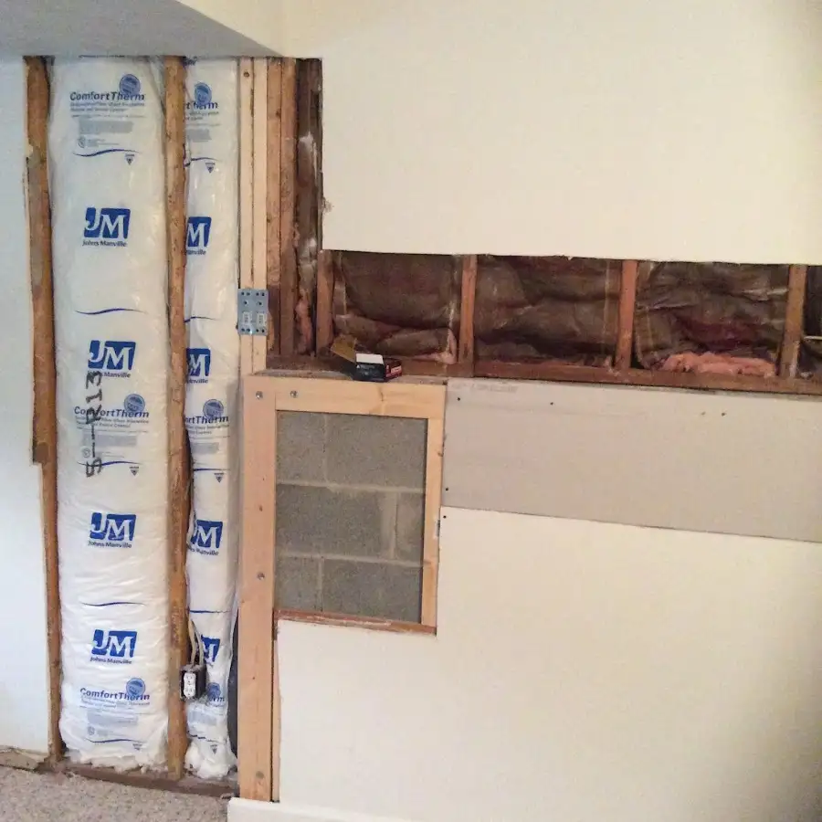 Wall insulation replacement during Odor Removal & Deodorization in Kanab